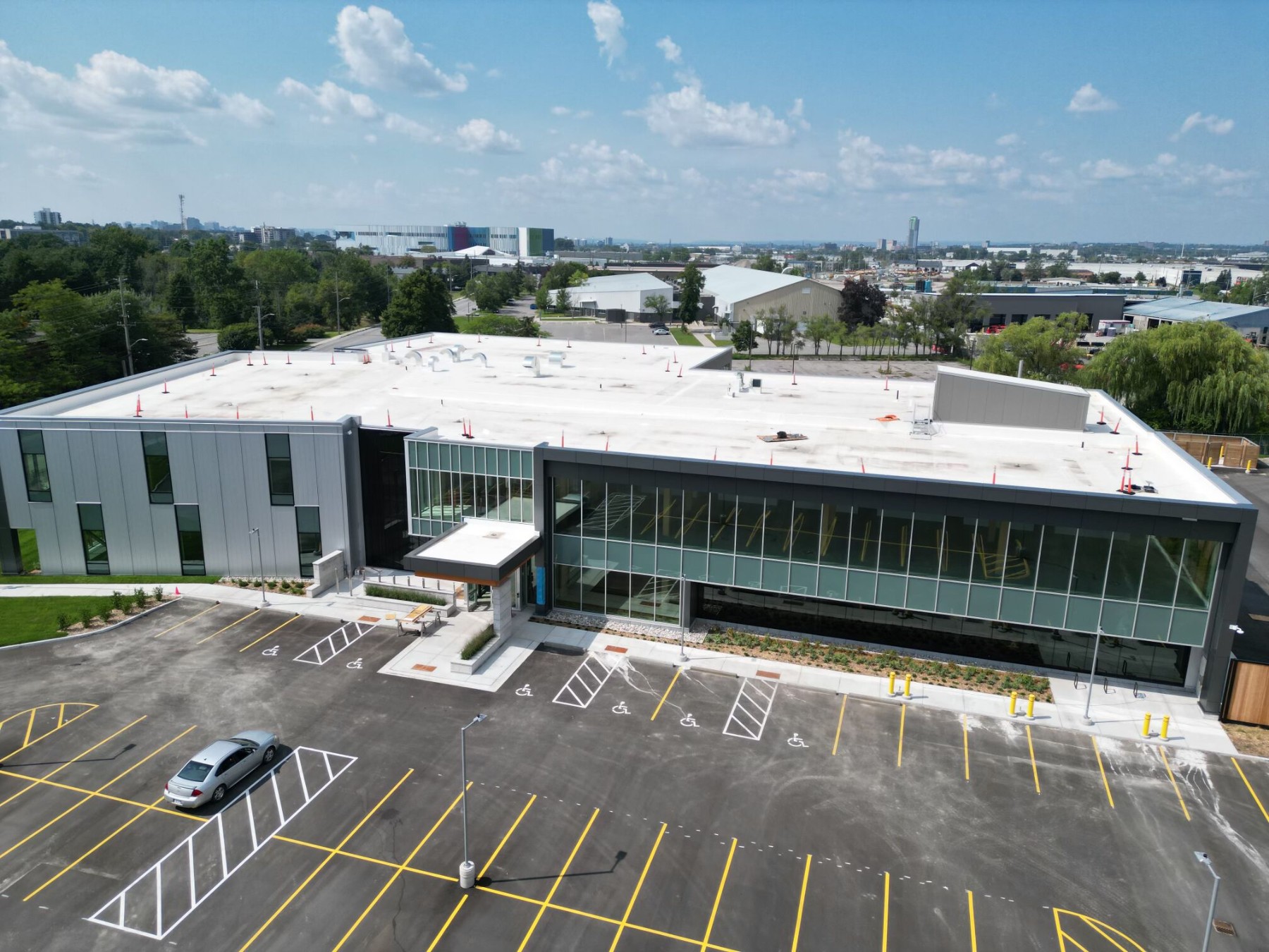 Aerial image of the completed Ottawa Operations Centre